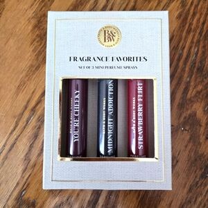 🛍BOGO 50% OFF👃❤️ NWT‼️ BBW Everyday Luxuries 3-pc Mini Perfume Gift Set